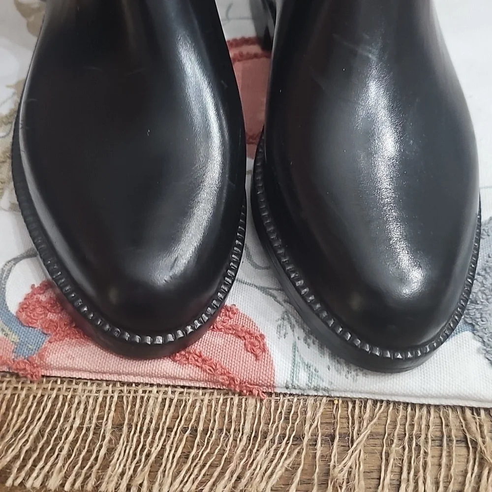 Derby Traditional Style Black Waterproof Lined Muck Boot Womens 4 Western Horses